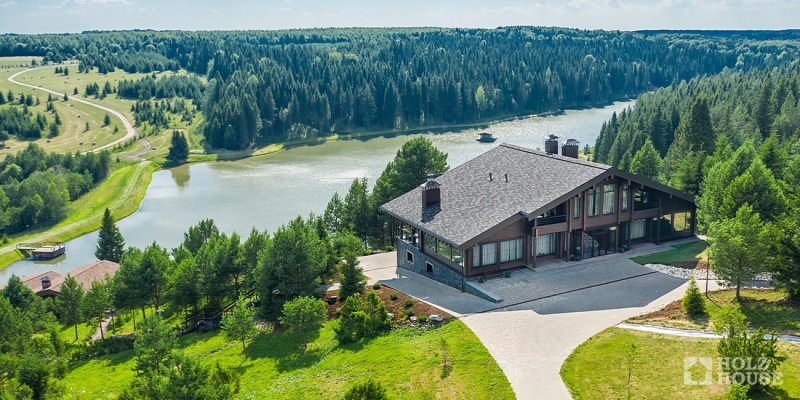 Построенные объекты Дом из клееного бруса по проекту Австрия v1 Holz House 10