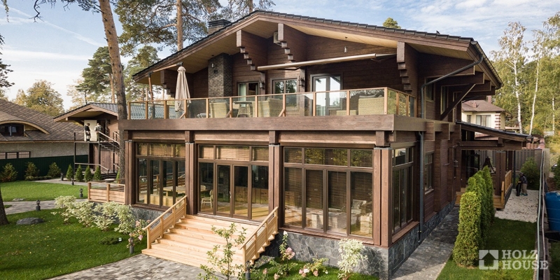 Дом из клееного бруса по проекту \"Бельфор\" Фото 3