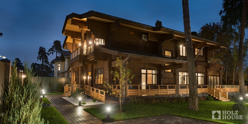 Дом из клееного бруса по проекту \"Бельфор\" Фото 56