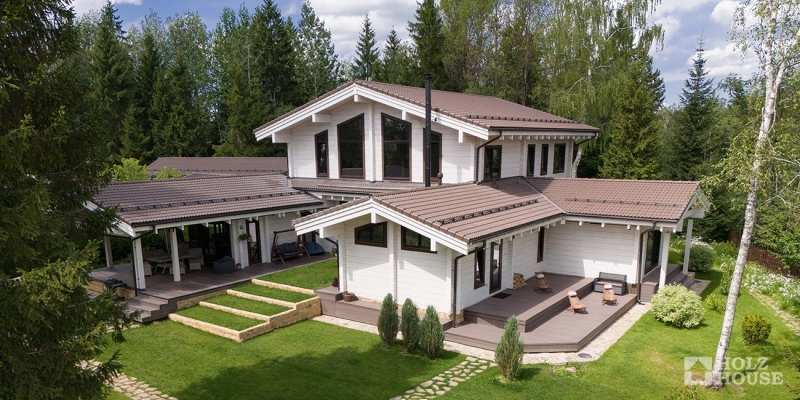 Дом из клееного бруса по проекту \"Дакота\" Фото 2