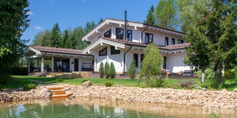 Дом из клееного бруса по проекту \"Дакота\" Фото 1