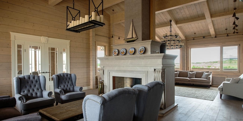 Двухэтажный дом с террасой и балконом по проекту Эра - фото 10 на сайте Holz House