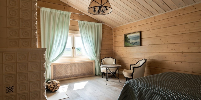 Двухэтажный дом с террасой и балконом по проекту Эра - фото 13 на сайте Holz House