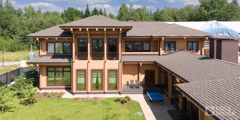 Дом из клееного бруса по проекту \"Кальяри\" Фото 3