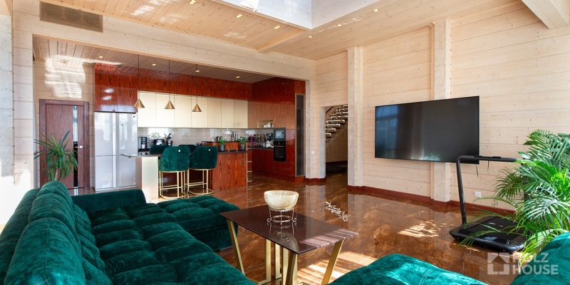 Дом из клееного бруса по проекту \"Кальяри\" Фото 21