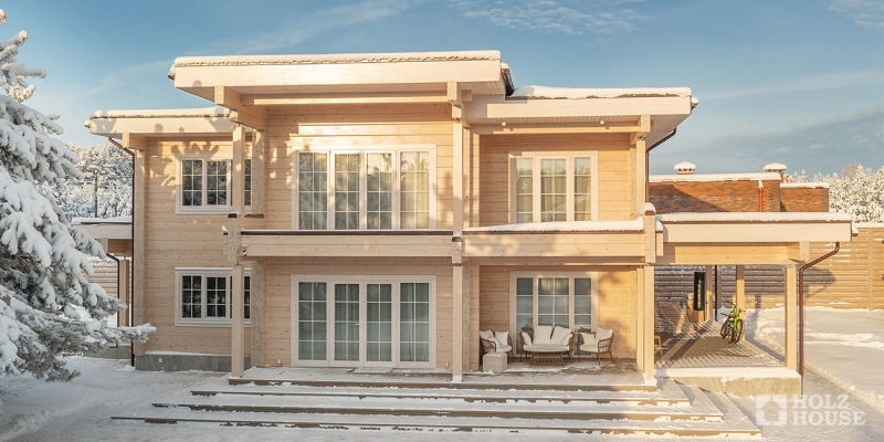 Дом из клееного бруса по проекту Портофино - фото 1 на сайте Holz House