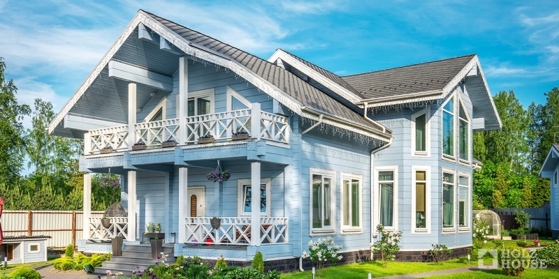 Эстетичный двухэтажный дом из клееного бруса по проекту Куинстаун - фото 7 на сайте Holz House