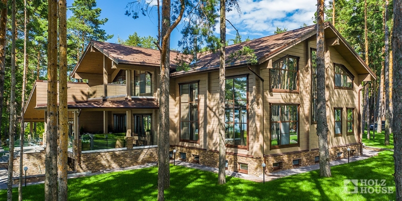 Двухэтажный дом из клееного бруса по проекту Сиэтл - фото 7 на сайте Holz House