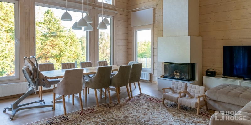 Дом из клееного бруса по проекту \"Лиссабон\" Фото 28