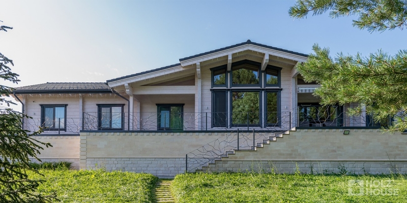 Дом из клееного бруса по проекту \"Лиссабон\" Фото 1