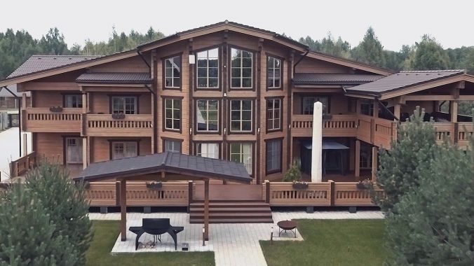 Дом из клееного бруса Волга. Дом из клееного бруса Волга.