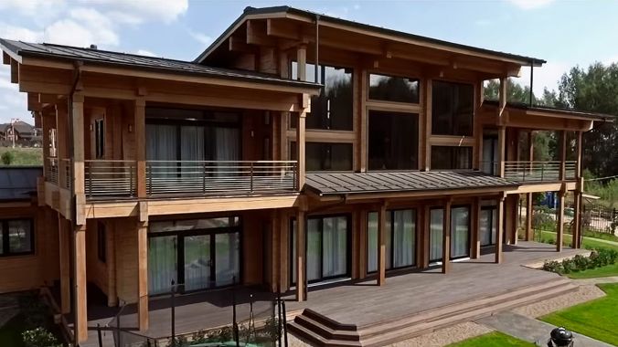 Дом из клееного бруса Антони. Дом из клееного бруса Антони.