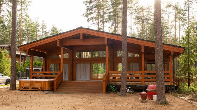 Дом из клееного бруса Лугано Дом из клееного бруса Лугано