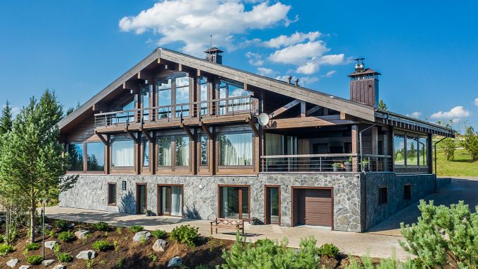 Дом из клееного бруса Австрия Дом из клееного бруса Австрия