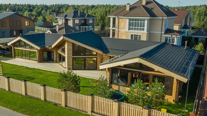 Дом из клееного бруса Женева Дом из клееного бруса Женева