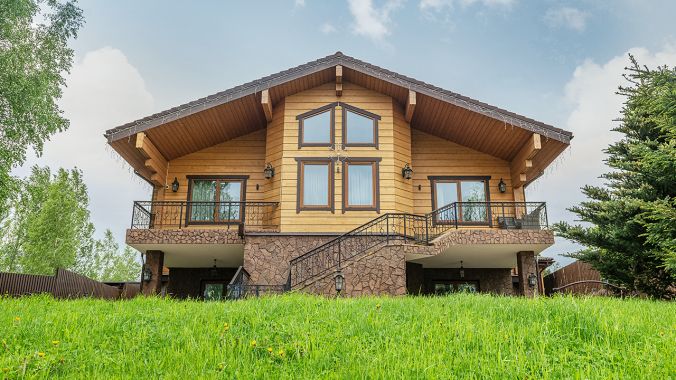 Дом из клееного бруса Ладога Дом из клееного бруса Ладога