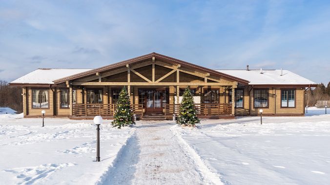 Ресторан загородного эко-отеля Лепота Ресторан загородного эко-отеля Лепота