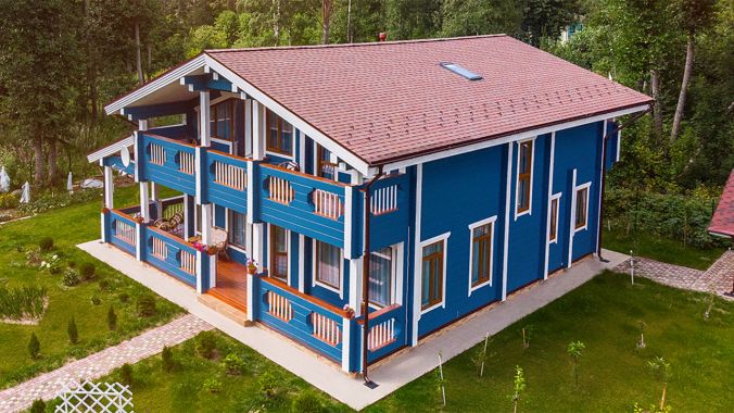 Дом из клееного бруса Лион Дом из клееного бруса Лион