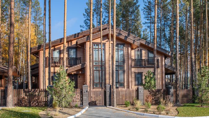 Дом из клееного бруса Мангейм Дом из клееного бруса Мангейм