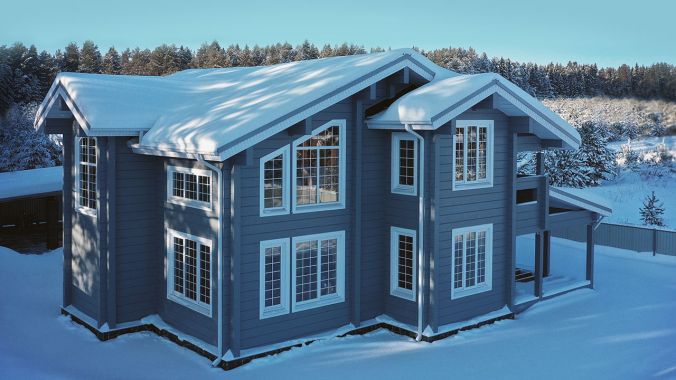 Дом из клееного бруса Оксфорд Дом из клееного бруса Оксфорд