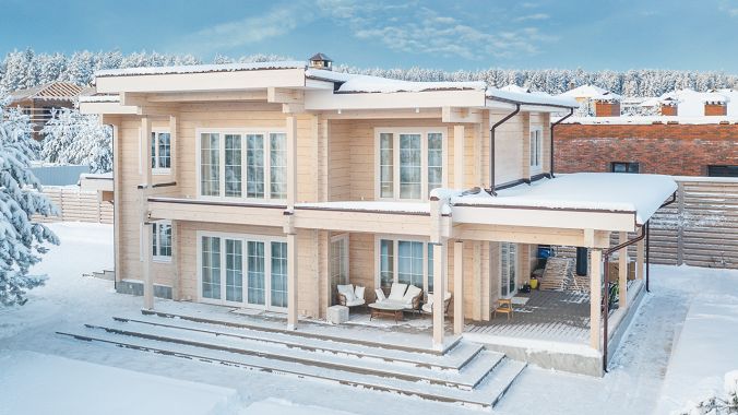 Дом из клееного бруса Портофино Дом из клееного бруса Портофино