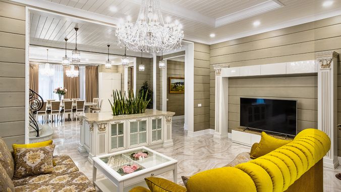 Интерьер дома из клееного бруса Сокол Интерьер дома из клееного бруса Сокол