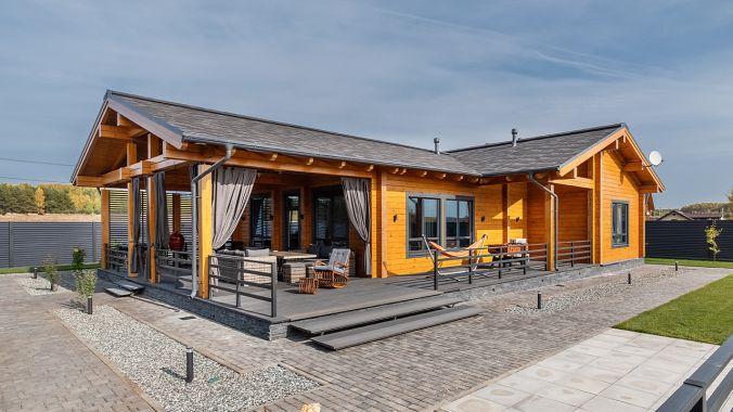 Дом из клееного бруса Веллингтон Дом из клееного бруса Веллингтон