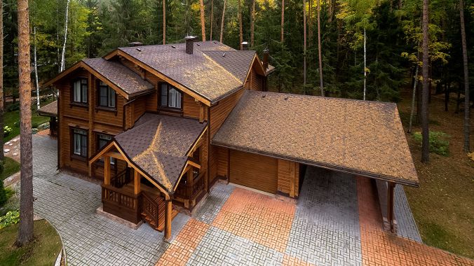 Дом из клееного бруса от Holz House. Дом из клееного бруса от Holz House.