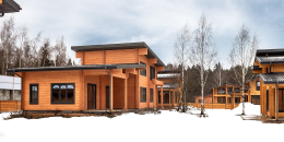 Двухэтажный дом из клееного бруса с плоской крышей по проекту Хельсингборг - фото 24 на сайте Holz House