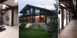 Стильный дом из клееного бруса в стиле фахверк Норд - фото 3 на сайте Holz House